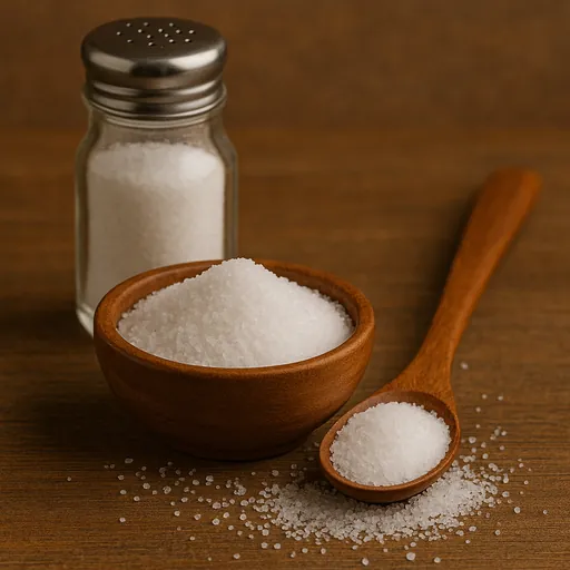 Salt (including table salt and denatured salt) and pure sodium chloride,